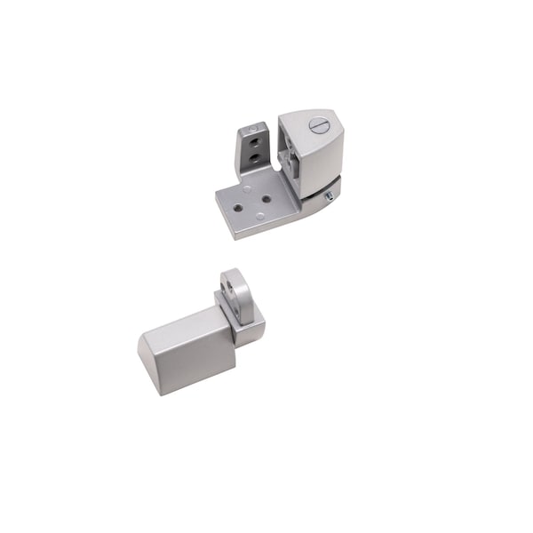 Global Door Controls Left-handed Arch/Vistawall Style Offset Pivotin Aluminum TH1110OC-LH-AL - main